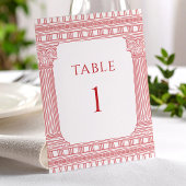 Numéros de table pour fête de déesse