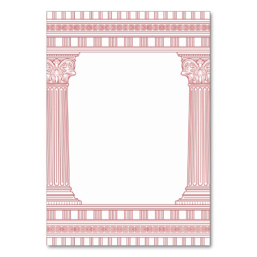 Numéros de table pour fête de déesse (Dos)