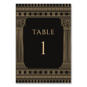 Numéros de table pour soirée la Grèce antique élég (Par défaut)
