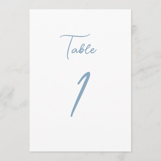 Numéros de table Printemps Fantaisie (Devant)