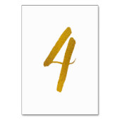 Numéros de table - Typographie de script brosse dé (Par défaut)