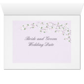 Numéros de table violet et blanc (Intérieur Horizontal (Bas))
