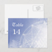 Numéros de table Xmas (Devant / Derrière)
