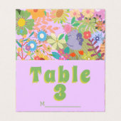 Numéros du tableau Mariage de fleurs (Outside Unfolded)