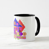 NUMÉROS GEO SYMBOLES FORMES MUG (Devant droit)