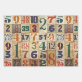 Numéros pour le papier de découpage ou de collage  (Devant)