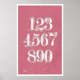 Numéros rétro - Affiches mathématiques