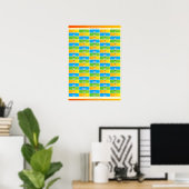 Numéros romains en chiffres Poster pour enfants (Bureau à domicile)