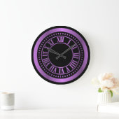 Numéros romains métalliques Horloge - Violet (Maison)