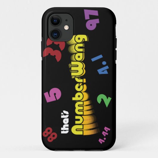 NuméroWang iphone 5 Coque (Dos)