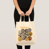 Numismatiek: Goud en zilver zijn echt geld Tote Bag (Voorkant (product))