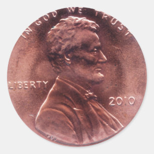 Numismatische Cadeaus Ronde Sticker