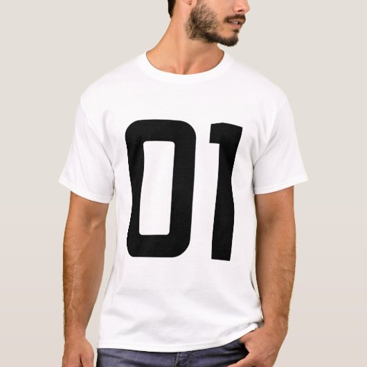 NUMMER 01 T-SHIRT (Voorkant)