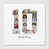 Nummer 10 Fotocollage (Voorkant)