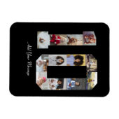 Nummer 10 Fotocollage Magneet (Horizontaal)