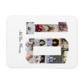 Nummer 10 Fotocollage Magneet (Horizontaal)