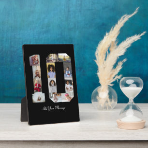 Nummer 10 Fotocollage Poster Fotoplaat