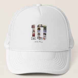 Nummer 10 Fotocollage Trucker Pet