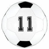 Nummer 11 voetbal (Voorkant)