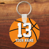 Nummer 13 basketbalsleutelhanger |  sleutelhanger (Voorkant)