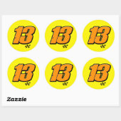 Nummer 13 - Sticker (Vel)