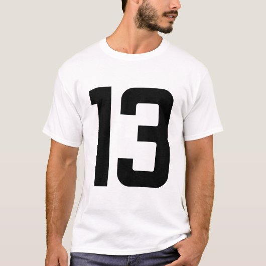 NUMMER 13 T-SHIRT (Voorkant)