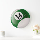 Nummer 14 Billiards Ball Clock Grote Klok (Huis)