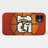 Nummer 15 Basketbal Case-Mate iPhone Case (Achterkant (horizontaal))