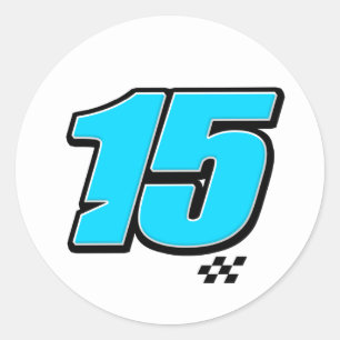 Nummer 15 - Sticker
