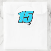 Nummer 15 - Sticker (Tas)