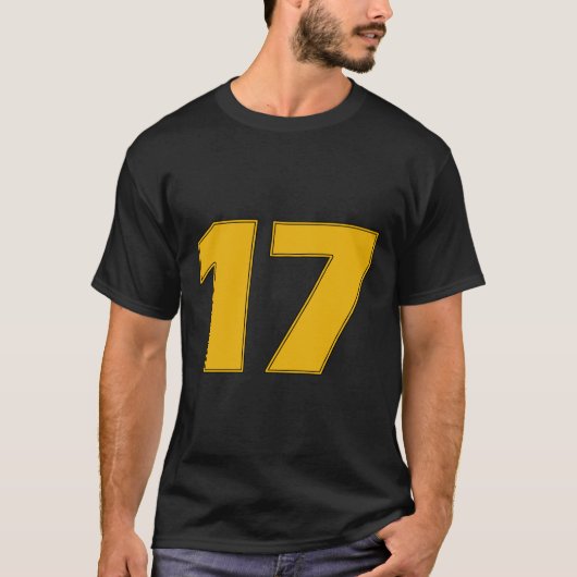 Nummer 17 t-shirt (Voorkant)