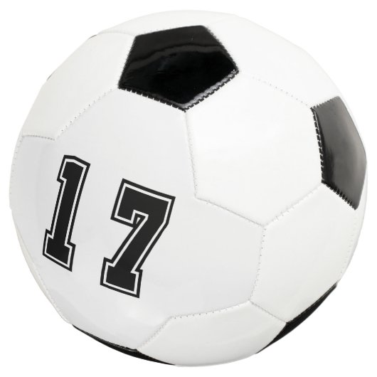 Nummer 17 voetbal (Drie kwart)