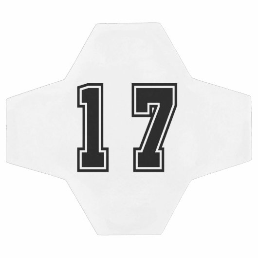 Nummer 17 voetbal (Enkel)