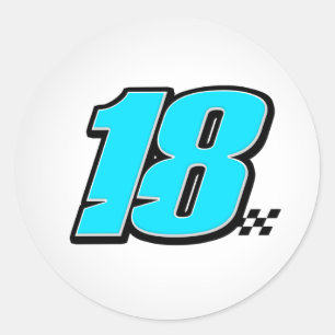 Nummer 18 - Sticker