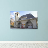 Nummer 19 Motor House in Washington D.C. Canvas Afdruk (Insitu (Houten vloer))