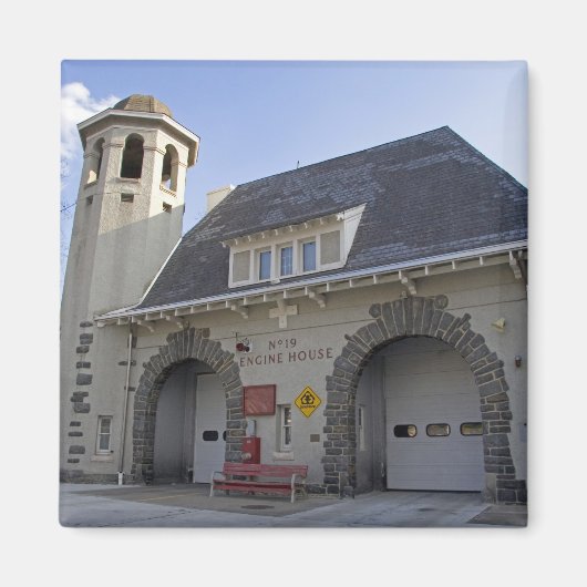 Nummer 19 Motor House in Washington D.C. Magneet (Voorkant)