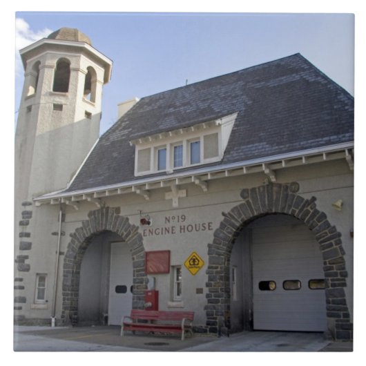 Nummer 19 Motor House in Washington D.C. Tegeltje (Voorkant)