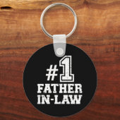 Nummer 1 1 schoonvader sleutelhanger (Voorkant)