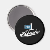 Nummer 1 Abuelo (2) Magneet (Voorkant / Achterkant)