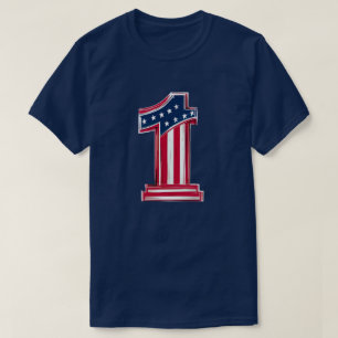 Nummer 1 Amerikaan T-shirt