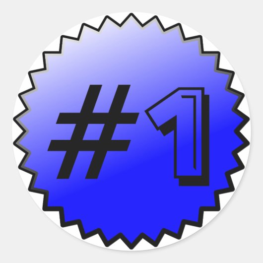 Nummer 1 Award Stickers (Voorkant)