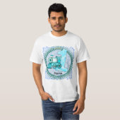 Nummer 1 Blue Train T-Shirt (Voorkant volledig)
