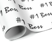 Nummer 1 Boss Cadeaupapier (Rol Hoek)