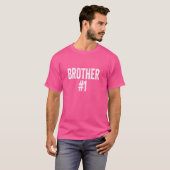 Nummer 1 Broer T-shirt (Voorkant volledig)