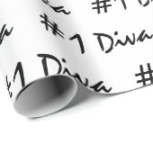 Nummer 1 Diva Cadeaupapier (Rol Hoek)