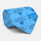 Nummer 1 Doctor in de blauw Stropdas (Opgerold)