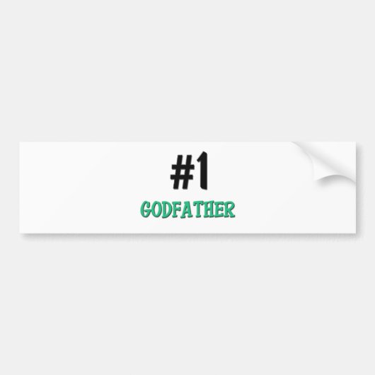 Nummer 1 Godfather Bumpersticker (Voorkant)