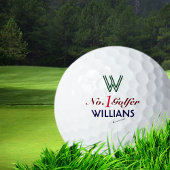 nummer 1 Golfer aangepaste Monogram Golfballen