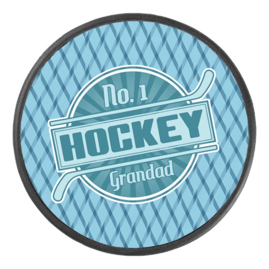 Nummer 1 Grootloper Hockey Puck (Voorkant)