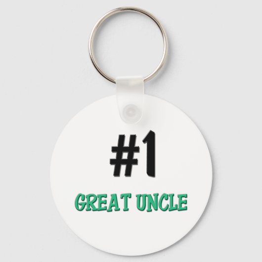 Nummer 1 Grote oom Sleutelhanger (Voorkant)